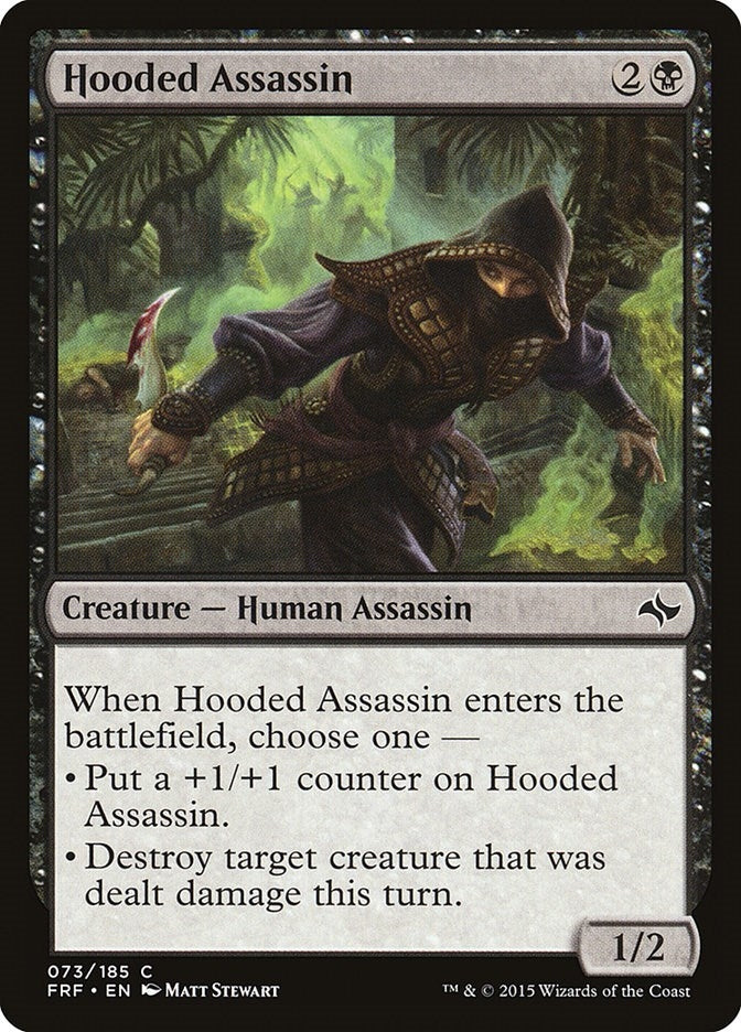 Hooded Assassin (73) [FRF] - MTG Single