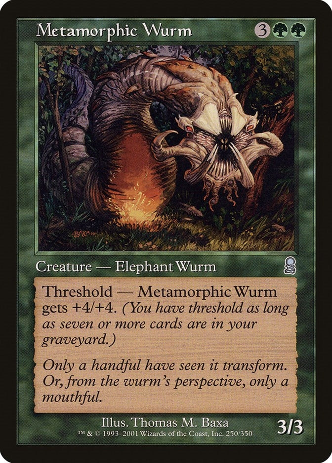 Metamorphic Wurm (250) [ODY] - MTG Single