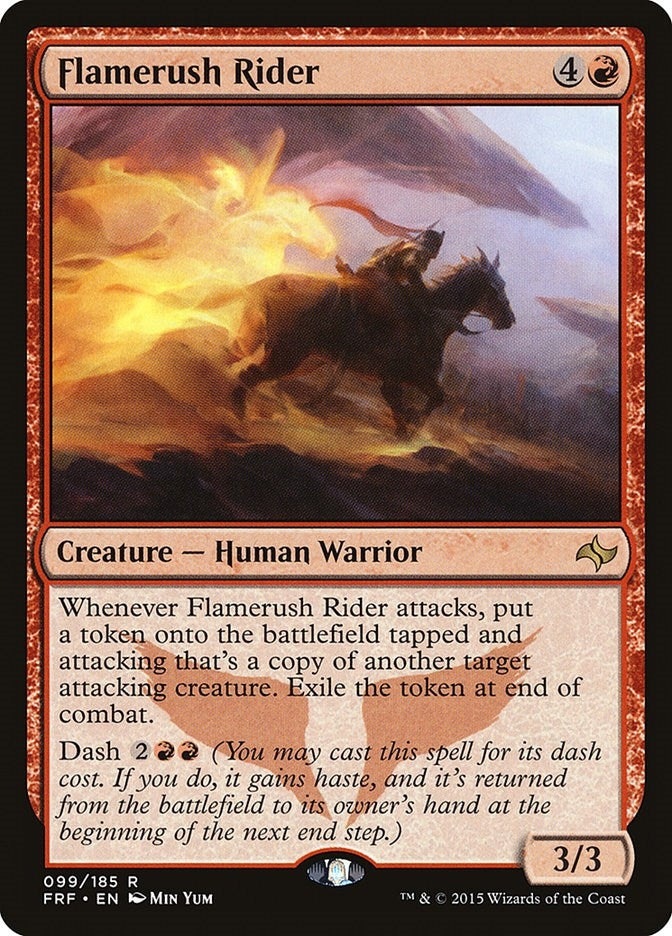 Flamerush Rider (99) [FRF] - MTG Single