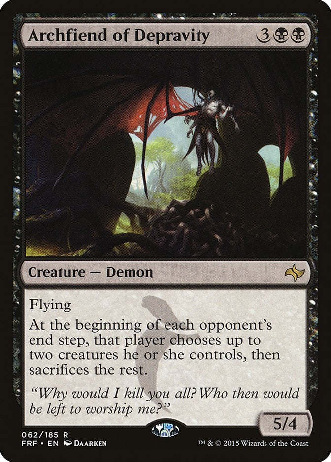 Archfiend of Depravity (62) [FRF] - MTG Single