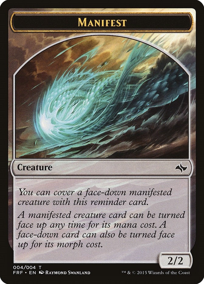 Manifest Token (0) [FRF] - MTG Single