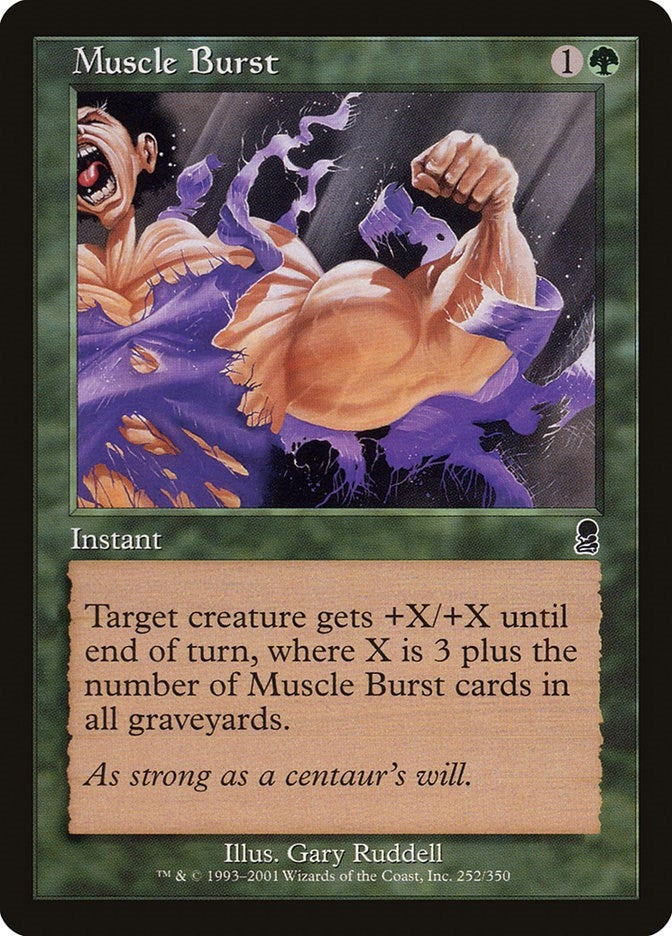 Muscle Burst (252) [ODY] - MTG Single