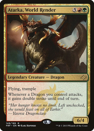 Atarka World Render (149) [FRF] - MTG Single