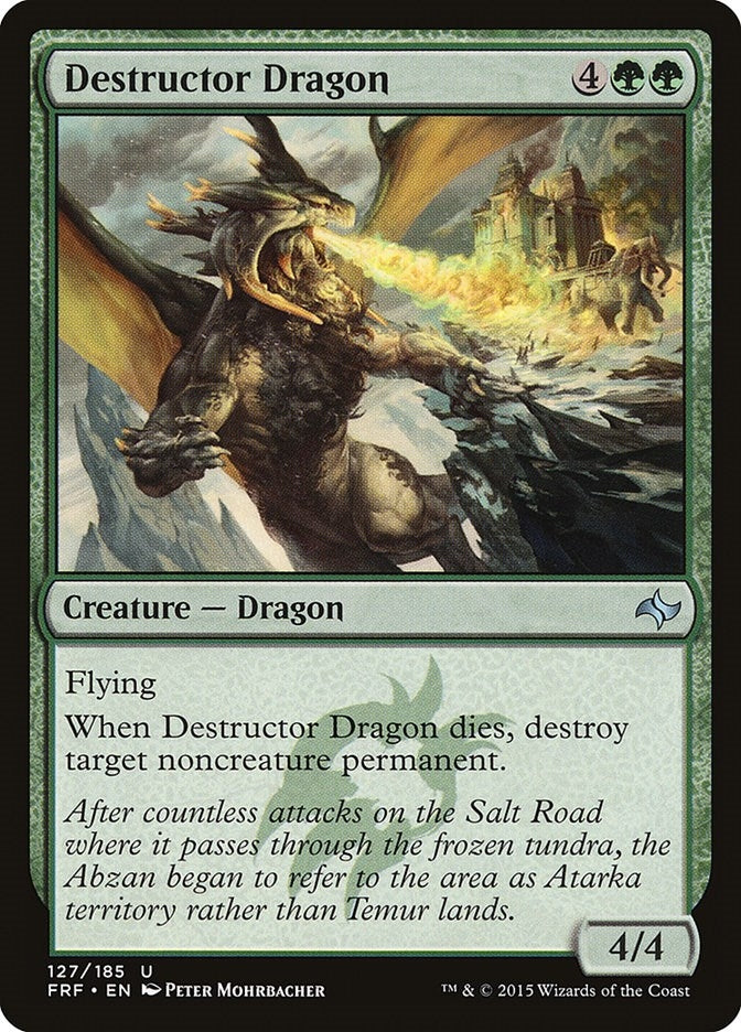 Destructor Dragon (127) [FRF] - MTG Single