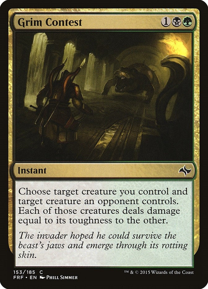 Grim Contest (153) [FRF] - MTG Single