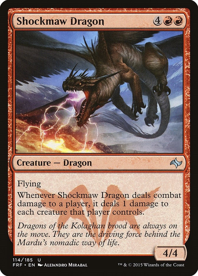 Shockmaw Dragon (114) [FRF] - MTG Single