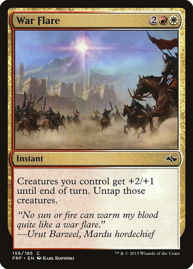 War Flare (158) [FRF] - MTG Single