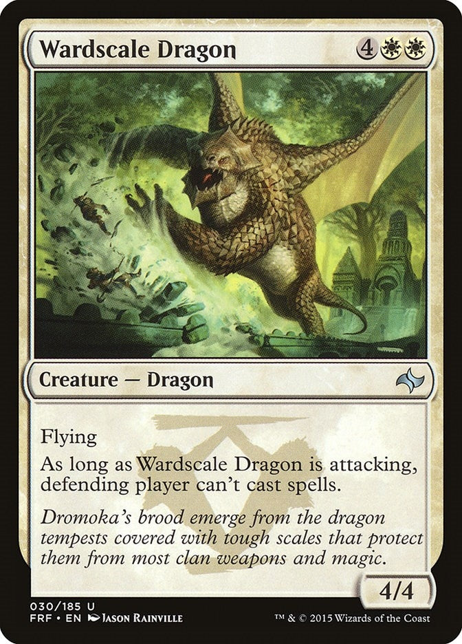 Wardscale Dragon (30) [FRF] - MTG Single