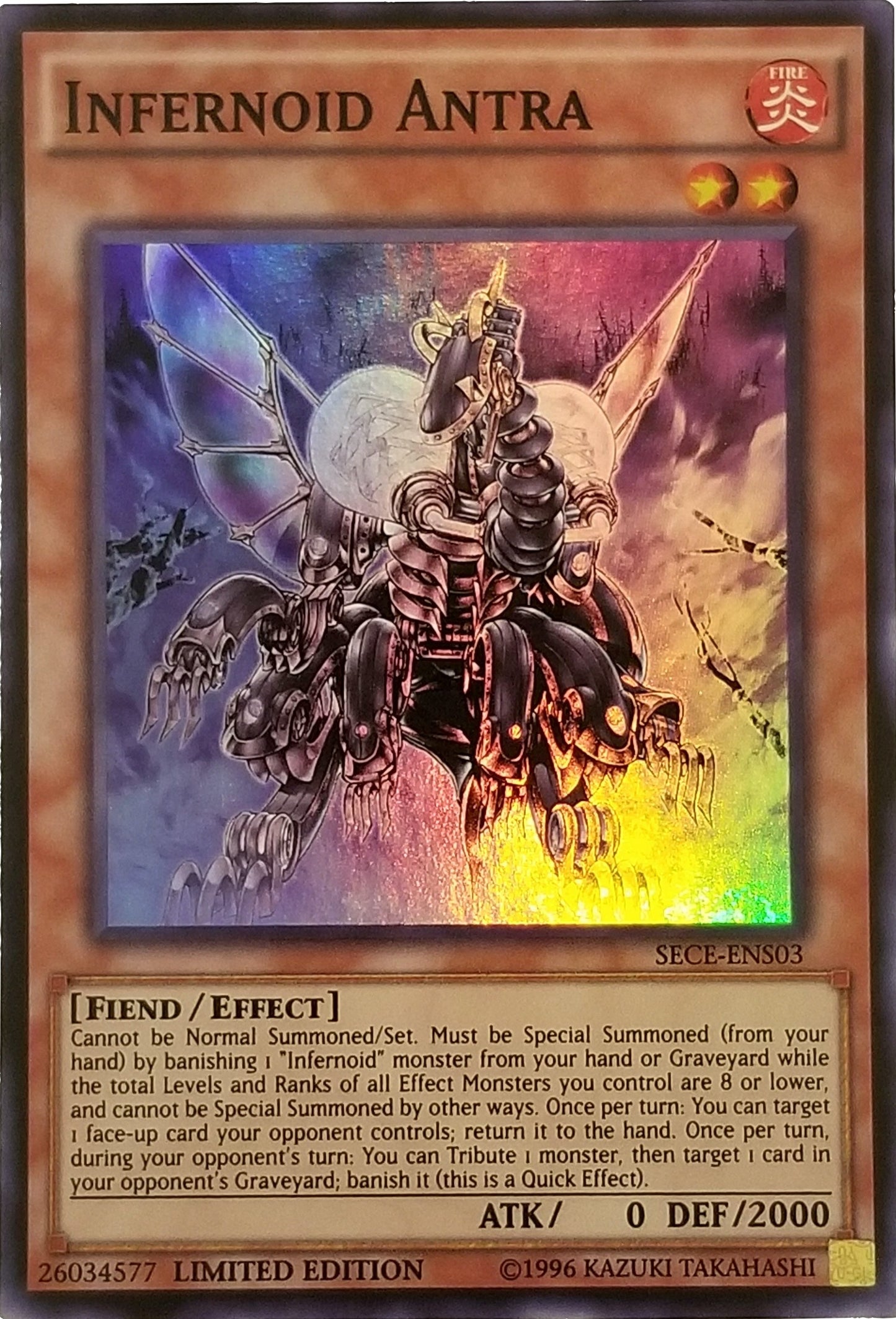 Infernoid Antra (SE) (3) (SECE) - YuGiOh Single
