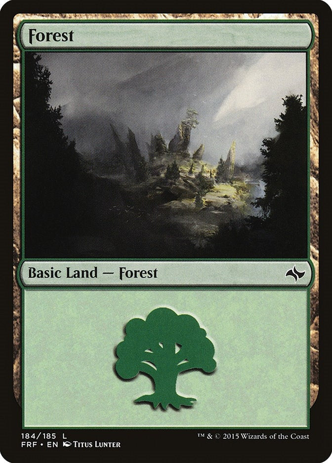 Forest (184) (184) [FRF] - MTG Single
