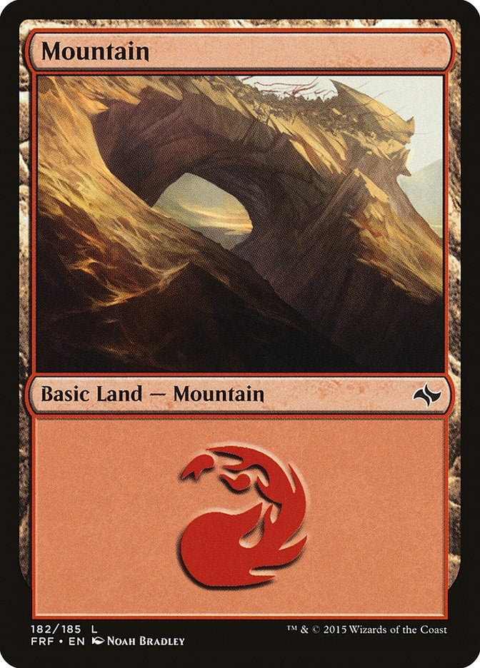 Mountain (182) (182) [FRF] - MTG Single