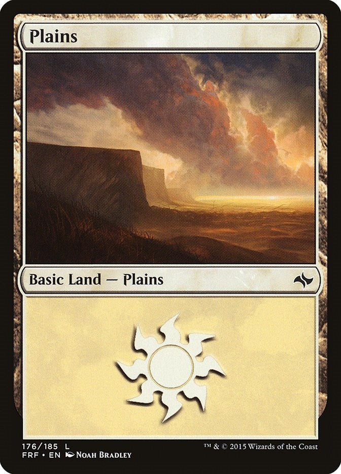 Plains (176) (176) [FRF] - MTG Single