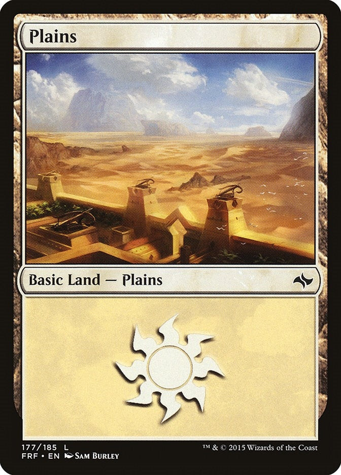 Plains (177) (177) [FRF] - MTG Single