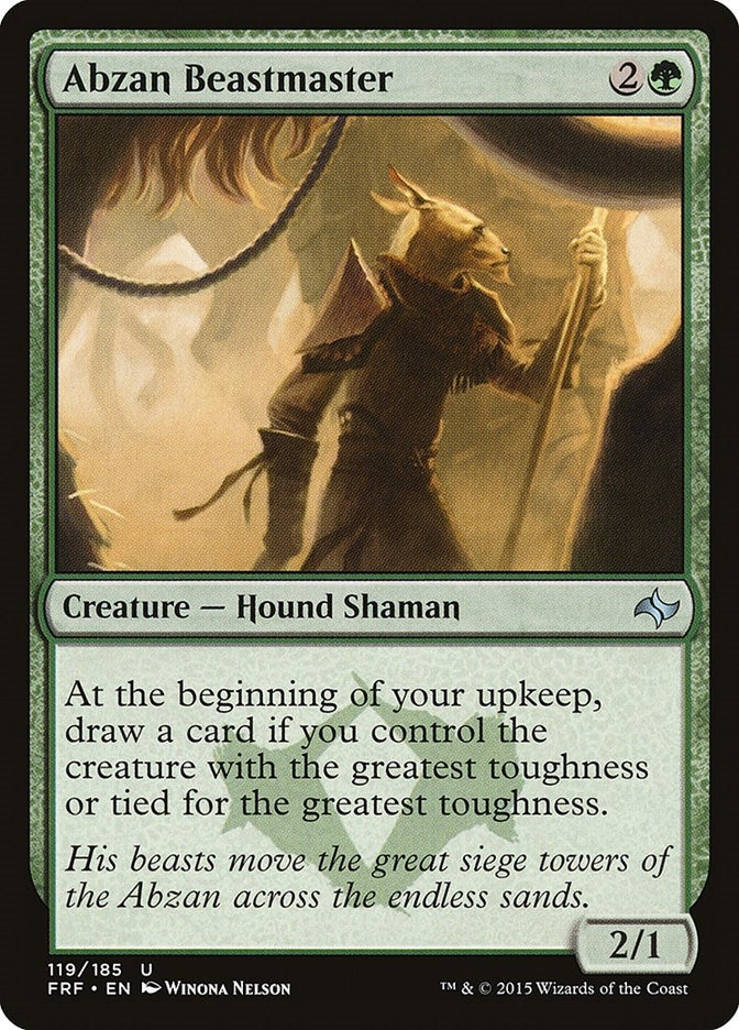 Abzan Beastmaster (119) [FRF] - MTG Single