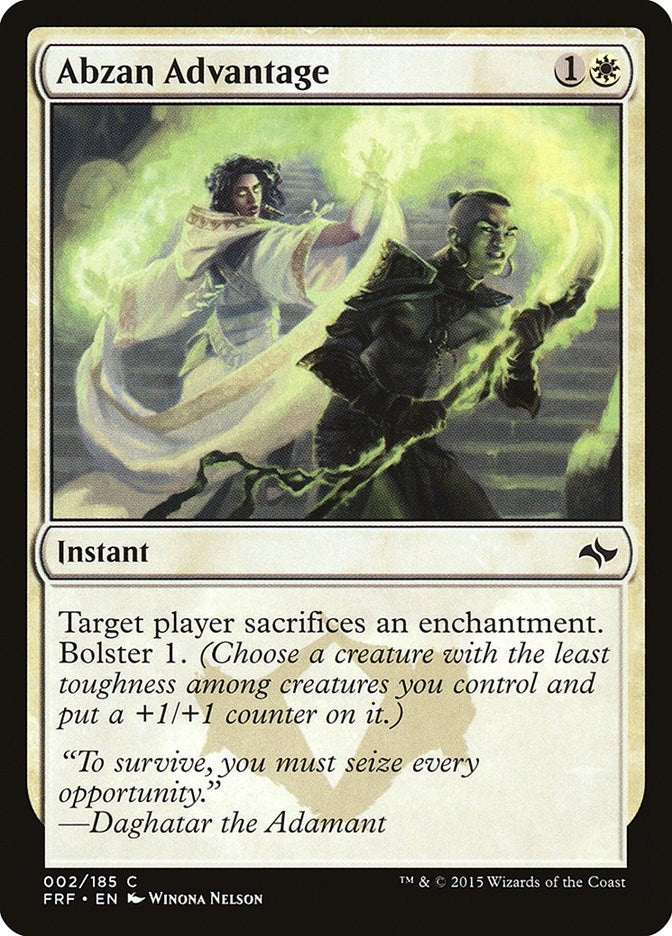 Abzan Advantage (2) [FRF] - MTG Single