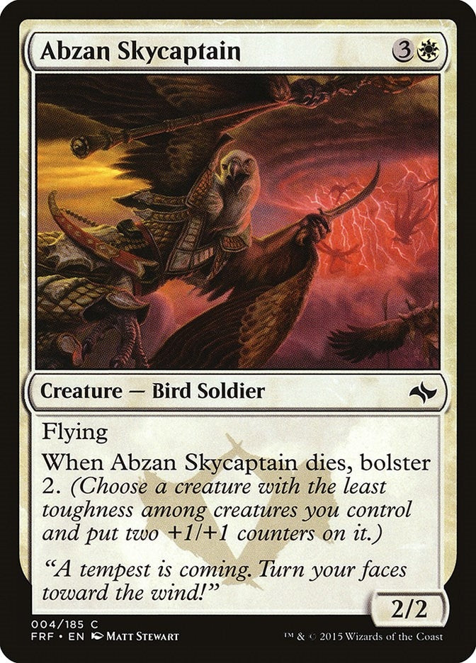 Abzan Skycaptain (4) [FRF] - MTG Single