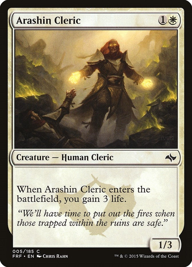 Arashin Cleric (5) [FRF] - MTG Single