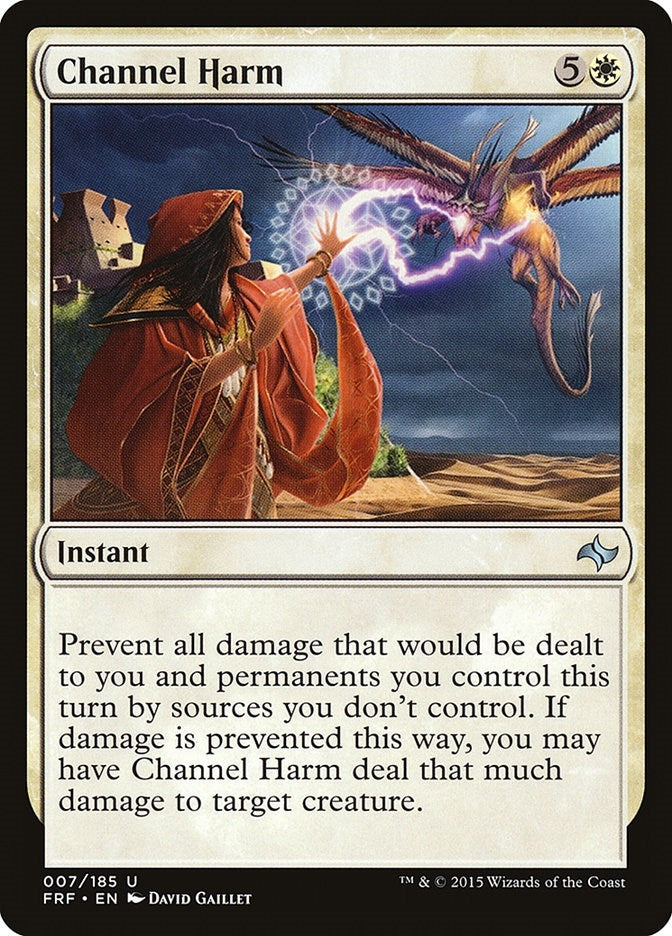 Channel Harm (7) [FRF] - MTG Single