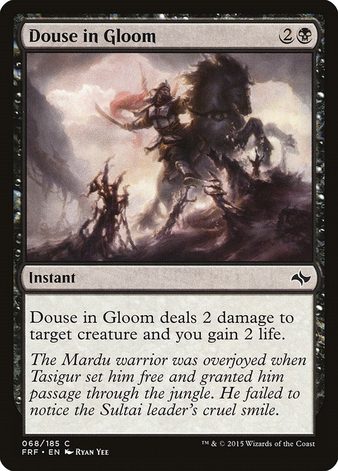 Douse in Gloom (68) [FRF] - MTG Single