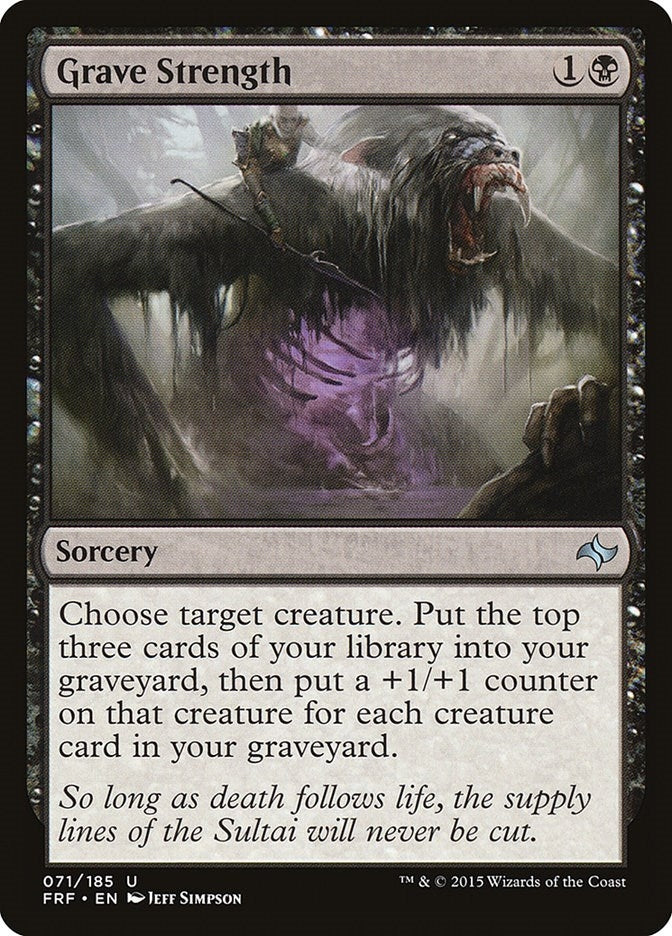 Grave Strength (71) [FRF] - MTG Single