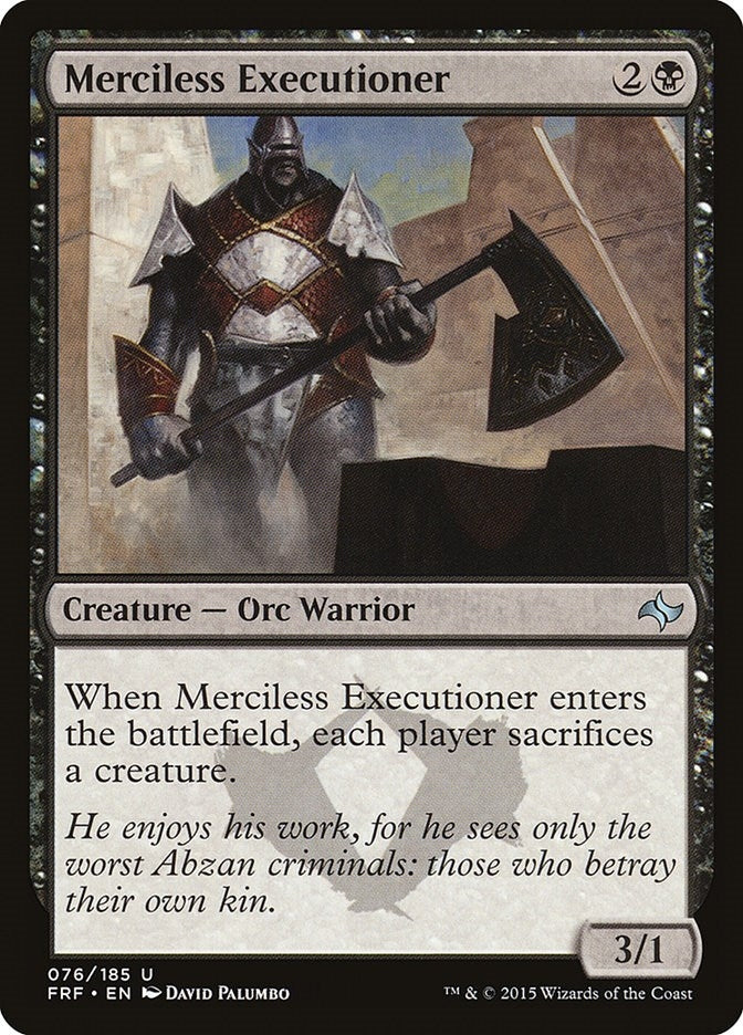 Merciless Executioner (76) [FRF] - MTG Single
