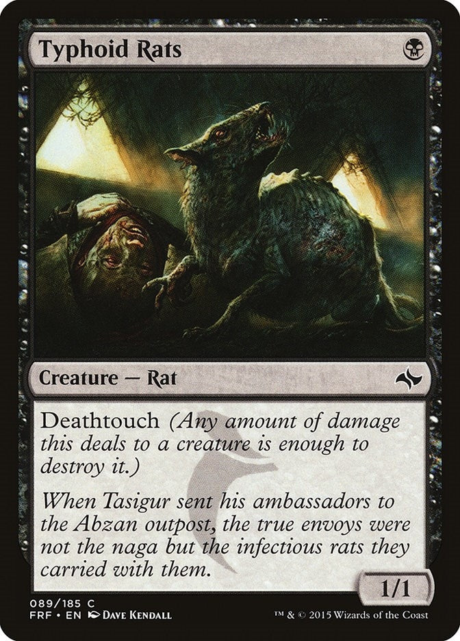 Typhoid Rats (89) [FRF] - MTG Single