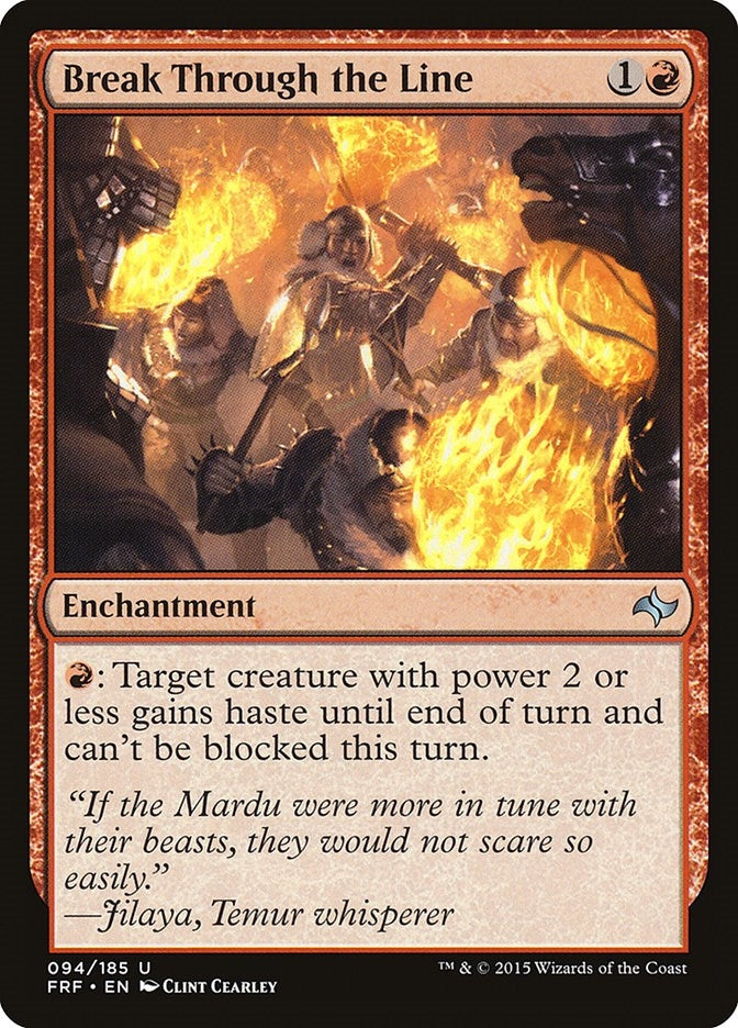 Break Through the Line (94) [FRF] - MTG Single