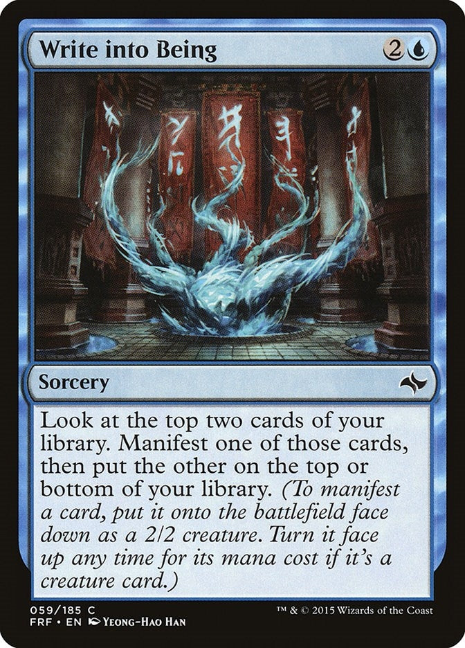 Write into Being (59) [FRF] - MTG Single