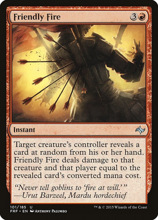 Friendly Fire (101) [FRF] - MTG Single