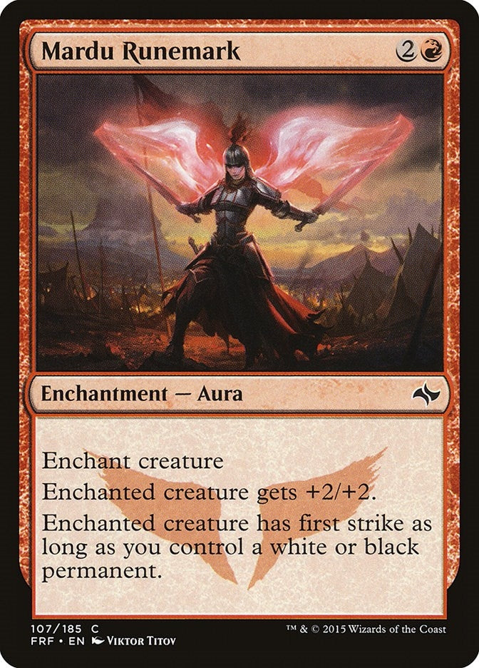 Mardu Runemark (107) [FRF] - MTG Single