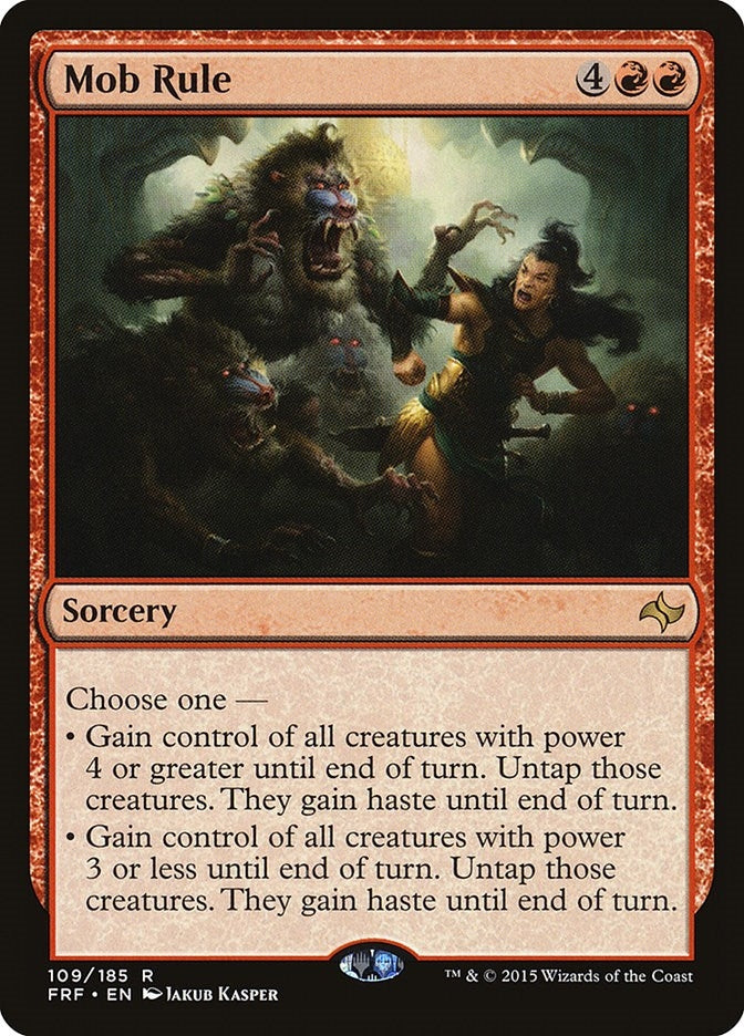 Mob Rule (109) [FRF] - MTG Single