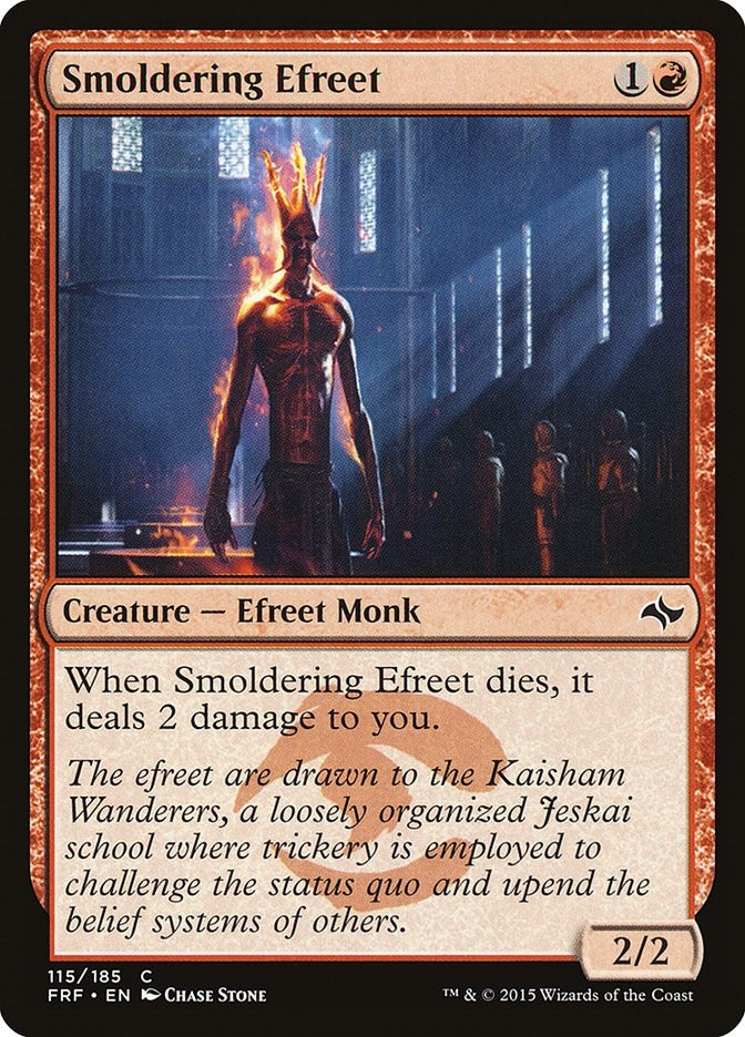 Smoldering Efreet (115) [FRF] - MTG Single