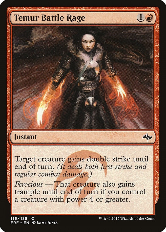 Temur Battle Rage (116) [FRF] - MTG Single