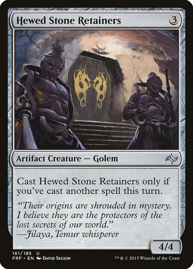 Hewed Stone Retainers (161) [FRF] - MTG Single
