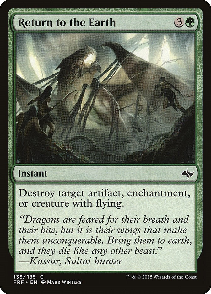 Return to the Earth (135) [FRF] - MTG Single