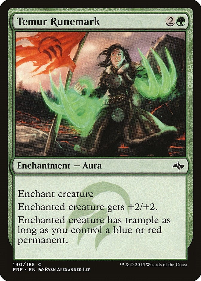 Temur Runemark (140) [FRF] - MTG Single