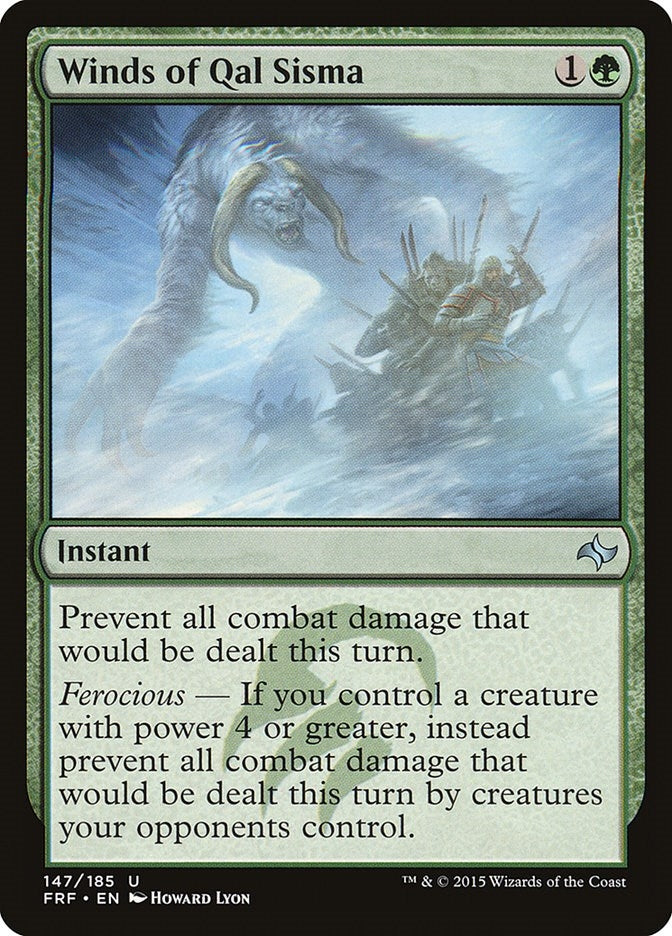 Winds of Qal Sisma (147) [FRF] - MTG Single