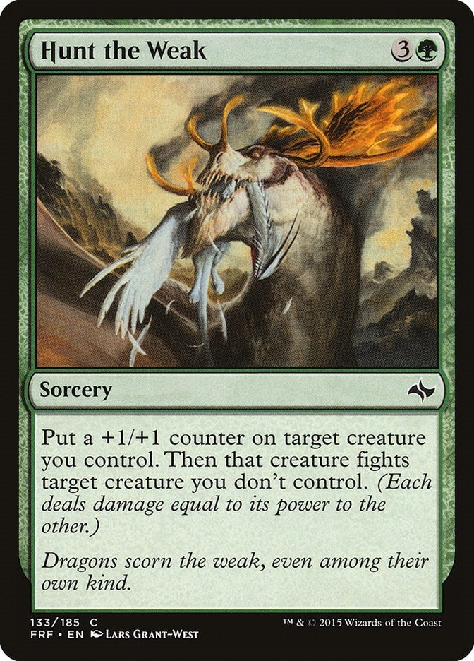 Hunt the Weak (133) [FRF] - MTG Single