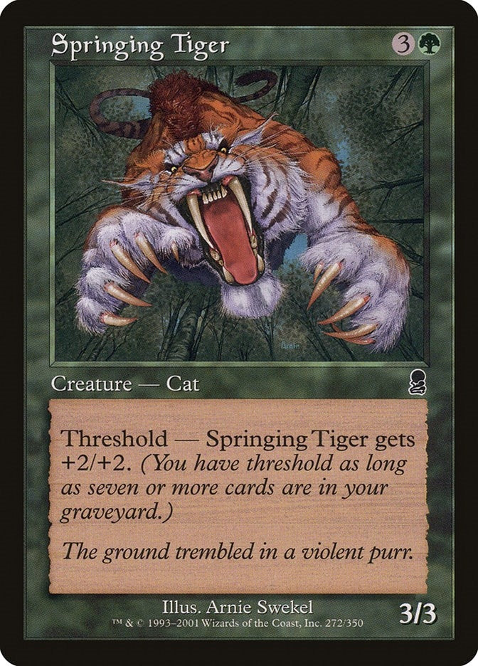 Springing Tiger (272) [ODY] - MTG Single