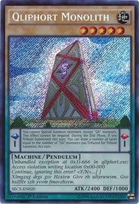 Qliphort Monolith (20) (SECE) - YuGiOh Single