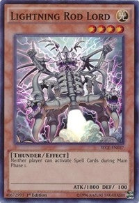 Lightning Rod Lord (37) (SECE) - YuGiOh Single