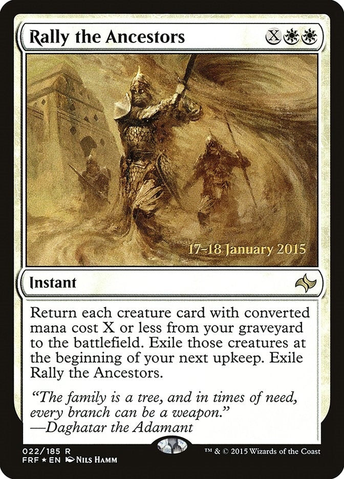 Rally the Ancestors (22) [PRE] - MTG Single