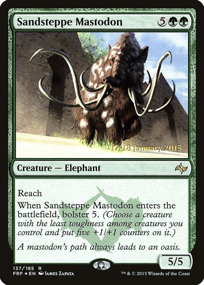Sandsteppe Mastodon (137) [PRE] - MTG Single