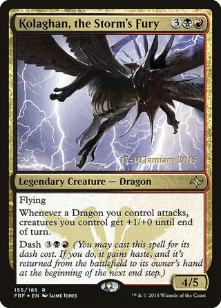 Kolaghan the Storm’s Fury (155) [PRE] - MTG Single