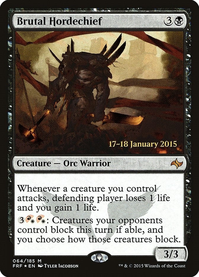 Brutal Hordechief (64) [PRE] - MTG Single
