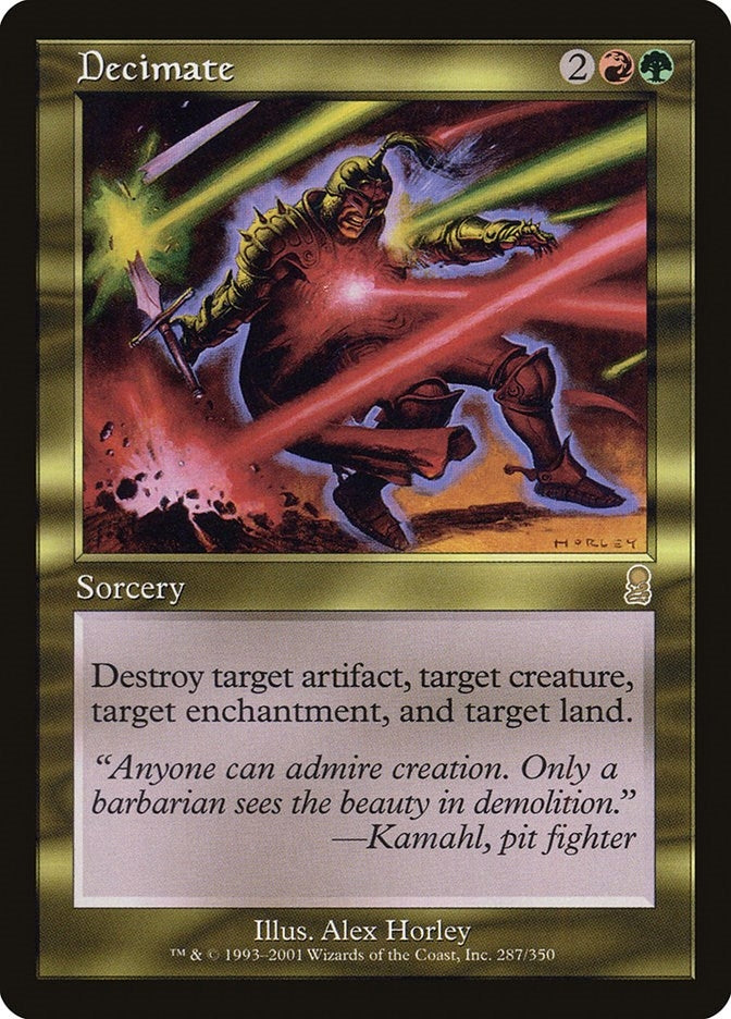 Decimate (287) [ODY] - MTG Single