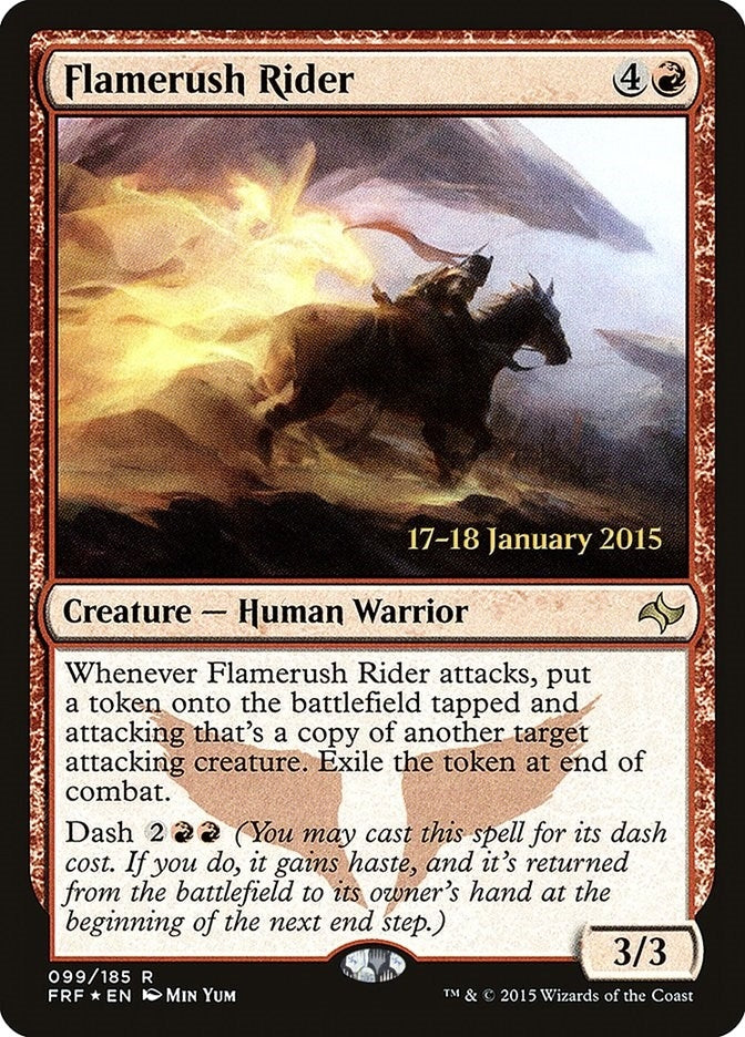Flamerush Rider (99) [PRE] - MTG Single