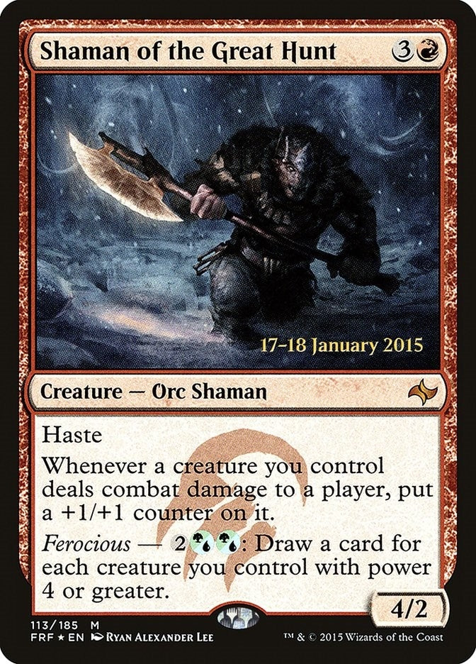 Shaman of the Great Hunt (113) [PRE] - MTG Single