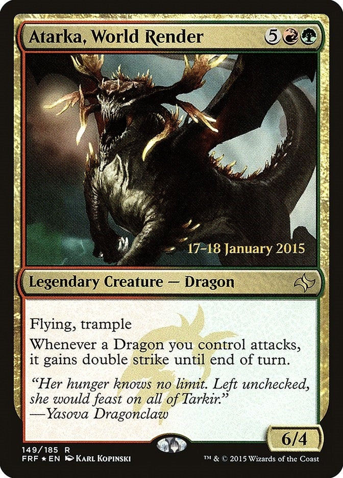 Atarka World Render (149) [PRE] - MTG Single