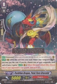 Perdition Dragon Petal Flare Dracokid (17032) [BT17] - Cardfight Vanguard Single